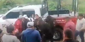 Huachigaseros agreden a Policía Estatal en Santa María Xonacatepec ataque-policias