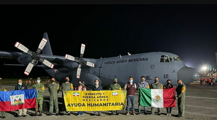 México manda ayuda humanitaria a Haití