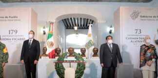 Encabeza Barbosa ceremonia por aniversarios luctuosos de Carmen Serdán y Leona Vicario carmen-serdan-ceremonia