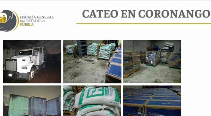Recuperan en bodega de Coronango 800 cajas de tequila robadas