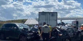Accidente automovilístico bloqueó circulación en Puebla-Acatzingo