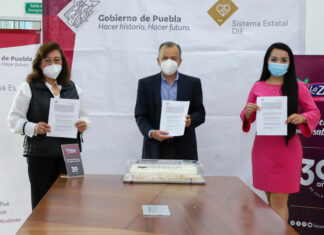 Pastelería firma convenio para celebrar a niños de casas de asistencia del SEDIF