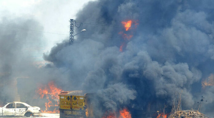 Van 28 muertos por explosión de tanque de combustible en Líbano