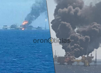 Pemex confirma incendio en plataforma en Sonda de Campeche