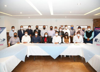 Eduardo Rivera sostiene encuentro con presidentes auxiliares lalo