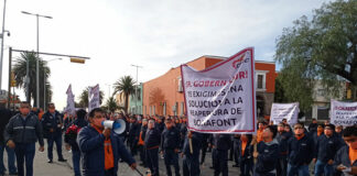 Desde Casa Aguayo trabajadores piden reapertura de Bonafont