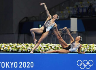 Nuria Diosdado y Joana Jiménez quedaron en el puesto 12 de nado sincronizado