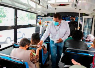 Movilidad realiza operativo en 44 rutas de transporte de Puebla operativo-rutas-transporte-público-puebla