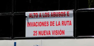 Choferes de Ruta Angelópolis protestan por retiro de tres micros paro-ruta-angelopolis