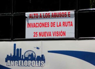 Choferes de Ruta Angelópolis protestan por retiro de tres micros paro-ruta-angelopolis