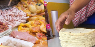 Tortilla, pollo y cebolla, lo más caro en Puebla durante julio