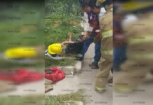 Rescatan a hombre ebrio que cayó al río Atoyac