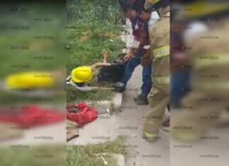 Rescatan a hombre ebrio que cayó al río Atoyac