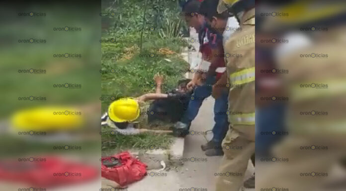 Rescatan a hombre ebrio que cayó al río Atoyac