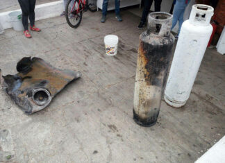 Explosión de tanque de gas en Zautla provocó daños materiales