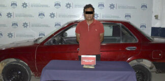 Con auto robado cae miembro de la banda de “El Abuelo” en colonia Chapultepec