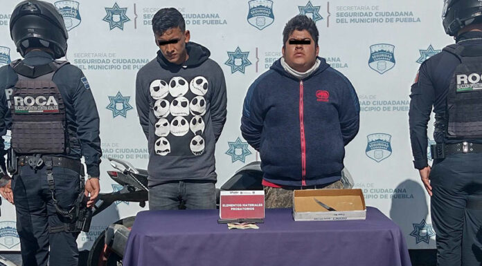 Cae “El Calami” y “El Pirata” por robo a transeúnte en ex Rancho Vaquerías