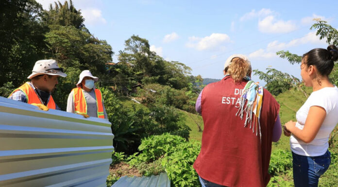 Sigue entrega de apoyos a damnificados por “Grace” en Puebla