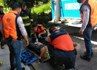 Hombre cae a barranca en El Chamizal