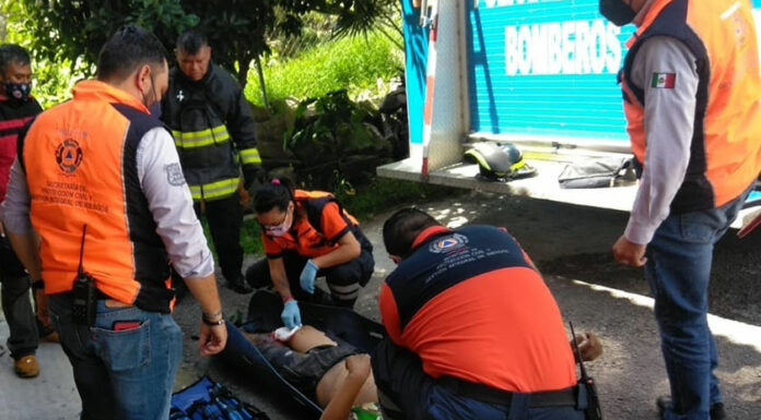 Hombre cae a barranca en El Chamizal