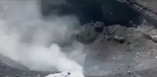 “Yahvé te Amo”, grita irresponsable en el cráter del Popo