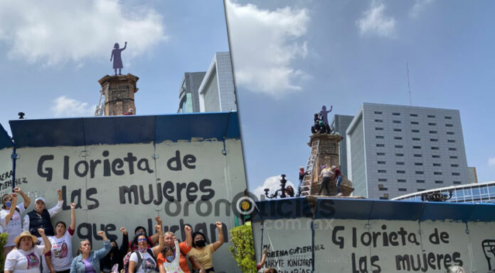 Instalan “antimonumenta” en la ex Glorieta Cristóbal Colón