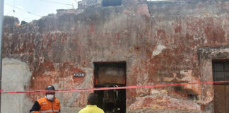 Techo de vivienda se desploma en colonia Lázaro Cárdenas