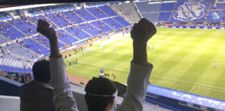 Familias disfrutaron partido del Club Puebla en estadio Cuauhtémoc SEDIF