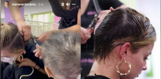 Mariana Rodríguez se corta el cabello en apoyo a niño con cáncer mariana