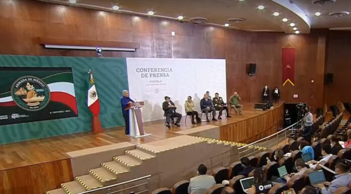 VIDEO: “Tengo mi ángel de la guarda”, dice AMLO tras portazo en Huauchinango