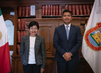 Rectora BUAP y edil de Puebla acuerdan trabajo coordinado