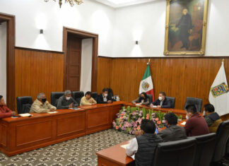 Celebran encuentro ediles auxiliares y gobierno de San Pedro Cholula