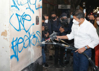 Centro Histórico sin grafiti, nuevo programa de limpieza