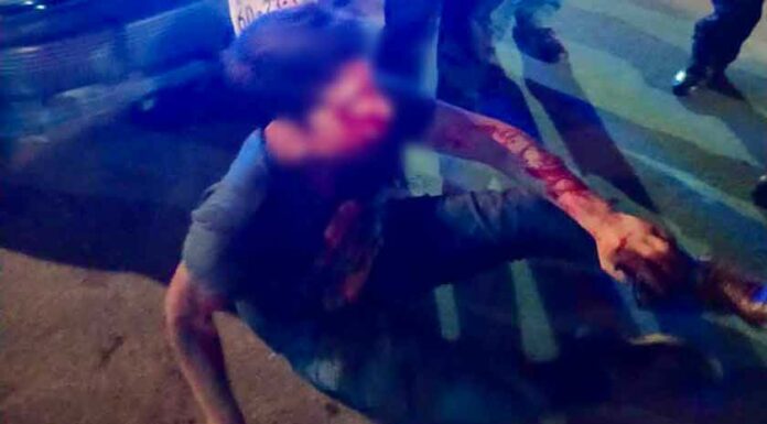 Policía rescata a delincuente golpeado en Totimehuacan intento-linchamiento-puebla