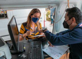 Con unidades móviles, SMT expide más de 200 licencias particulares