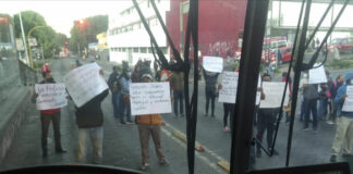 Caos vial en 11 norte por bloqueo de sindicalizados del Ayuntamiento