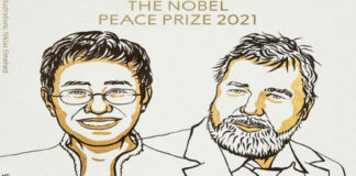 Los periodistas Maria Ressa y Dmitri Muratov ganan Premio Nobel de la Paz 2021