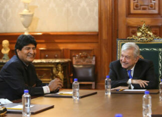 AMLO se reúne con Evo Morales en Palacio Nacional evo morales