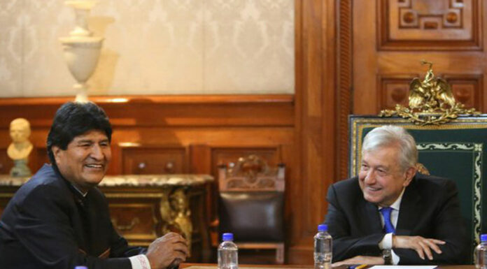 AMLO se reúne con Evo Morales en Palacio Nacional evo morales