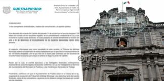 Tribunal de Arbitraje suspende designación de 100 bases municipales sindicato-bases-ayuntamiento-puebla