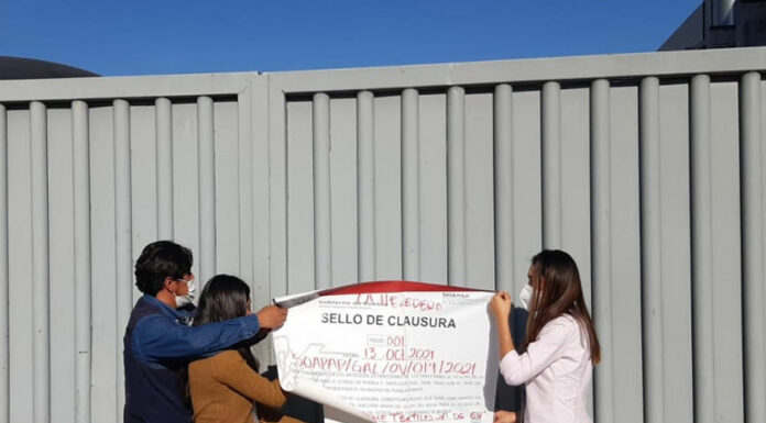 Clausuran textilera por operar con drenaje clandestino en Parque Industrial