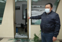 Repararán daños a oficina del Sindicato del Ayuntamiento de Puebla