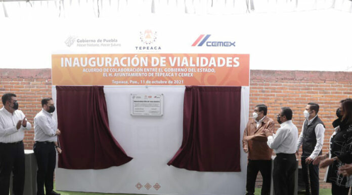 Barbosa reconstruye relación con CEMEX en Tepeaca