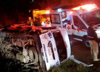 Pasajero de ruta Nueva Generación muere en volcadura volcadura-ruta-angelópolis