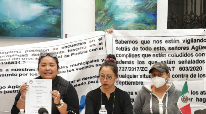Vecinos de Villas Periférico acusan agresiones de Enrique Agüera fraccionamiento