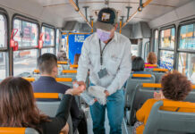 Supervisa SMT medidas sanitarias en transporte público smt