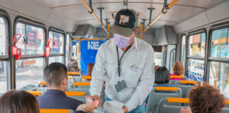 Supervisa SMT medidas sanitarias en transporte público smt