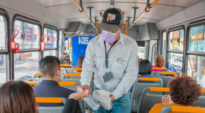 Supervisa SMT medidas sanitarias en transporte público smt