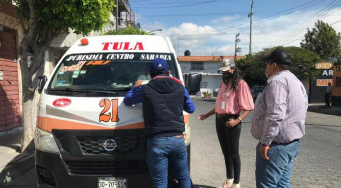 Inspecciona SMT rutas de transporte público en Tehuacán smt