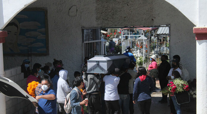 Dan el último adiós a “Lalito” victima de explosión en Xochimehuacan